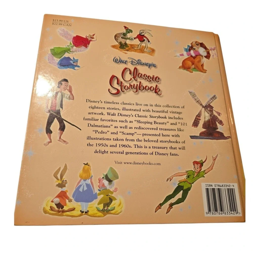 Walt Disney's‎ Classic Storybook 2001 First Edition Hardcover Vintage